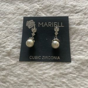 Faux Pearl Earrings